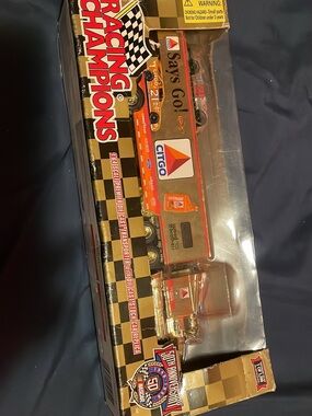 Racing Champions CITGO Orange Die-Cast Transporter Truck Toy